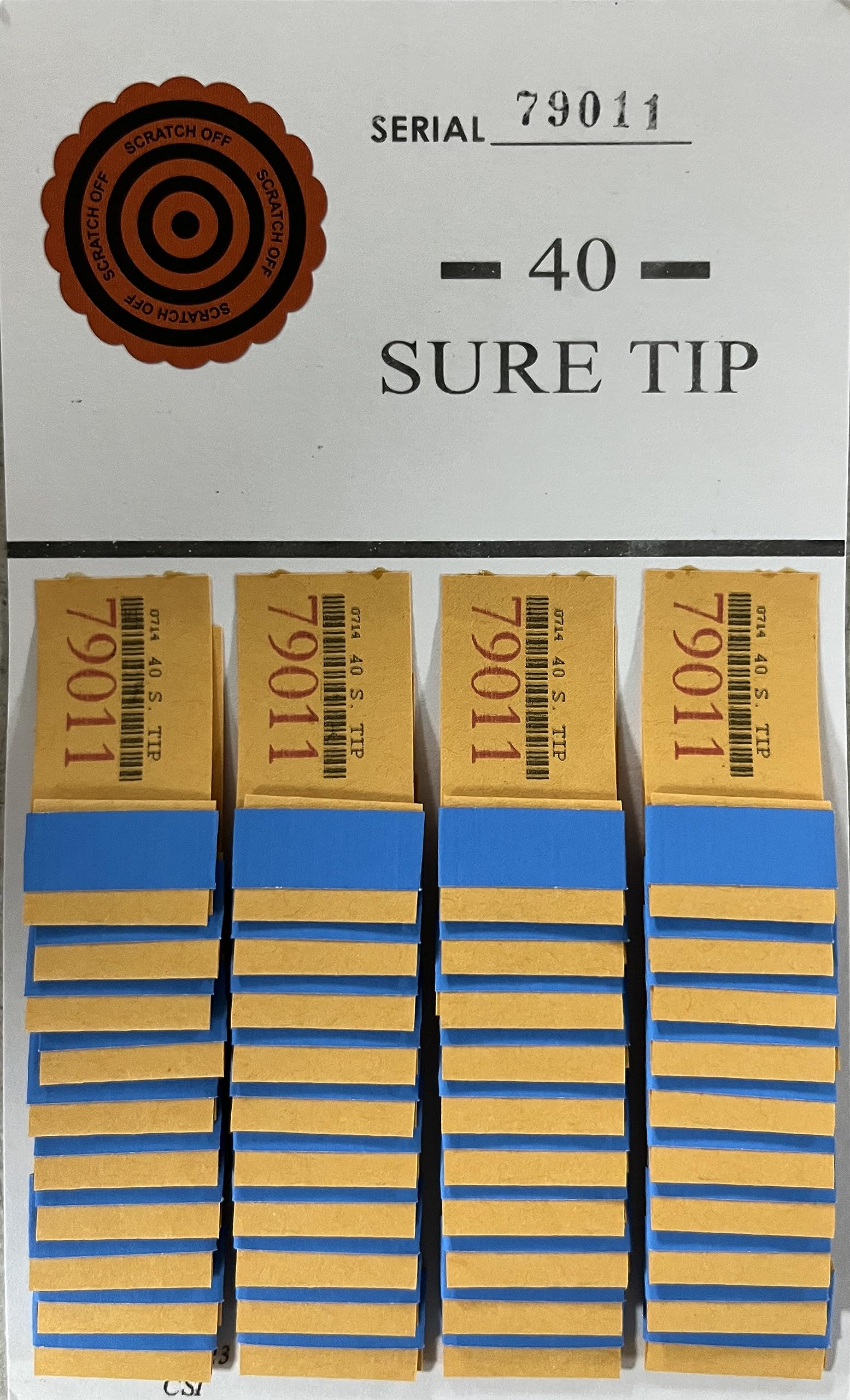 Ticket Gurus 40 Sure Tip Board kermesse et soirée associative - 2
