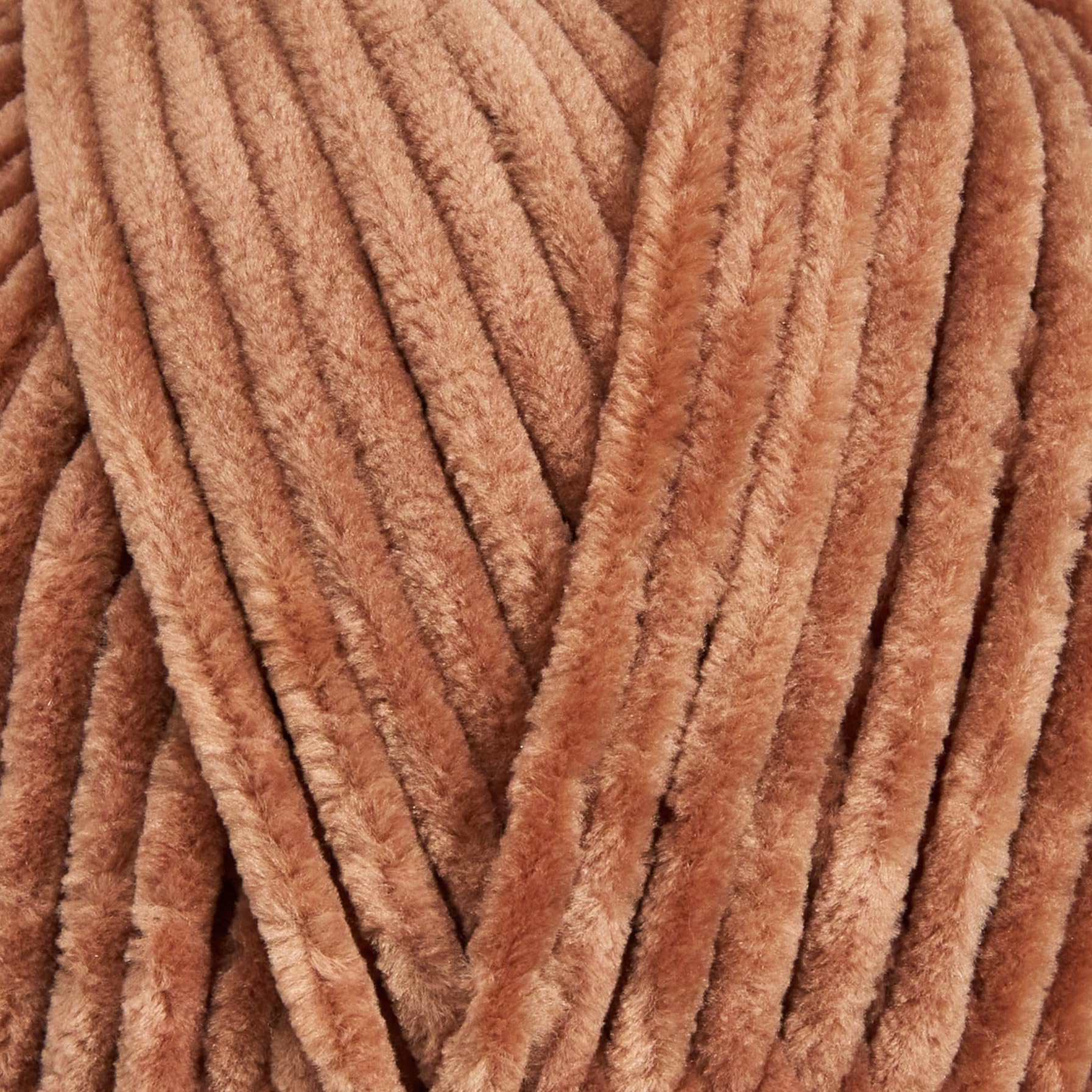 Utopia Crafts Chenille Extra Soft Chunky Yarn for Knitting and Crochet (Mink, 5X 100g)