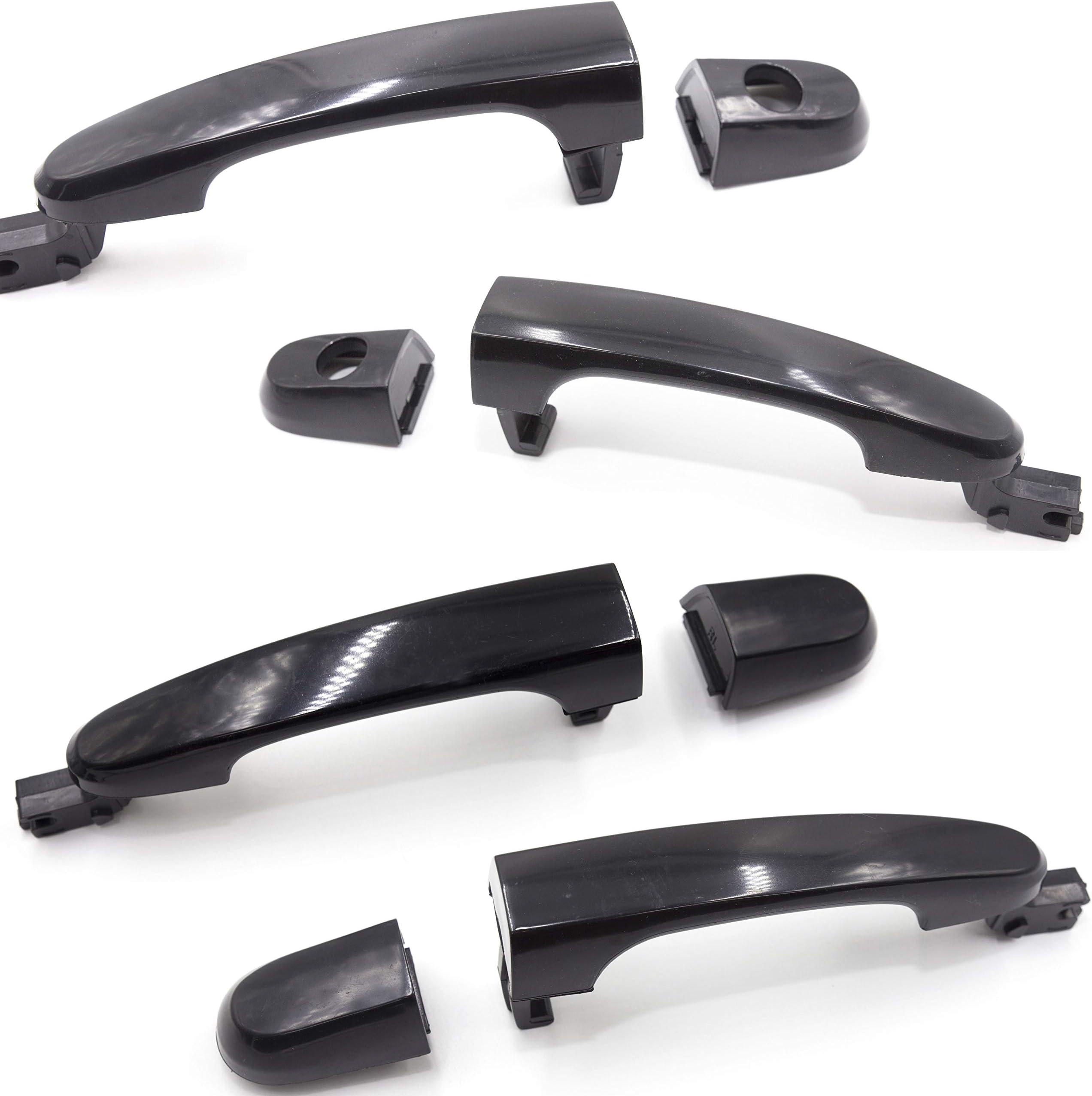4Pcs Otois Exterior Door Handle Front Rear Left Right Set For Kia Sportage 2005 2010
