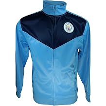 Icon Sports Men Replacement for Manchester City Zipper Soccer Jacket 004