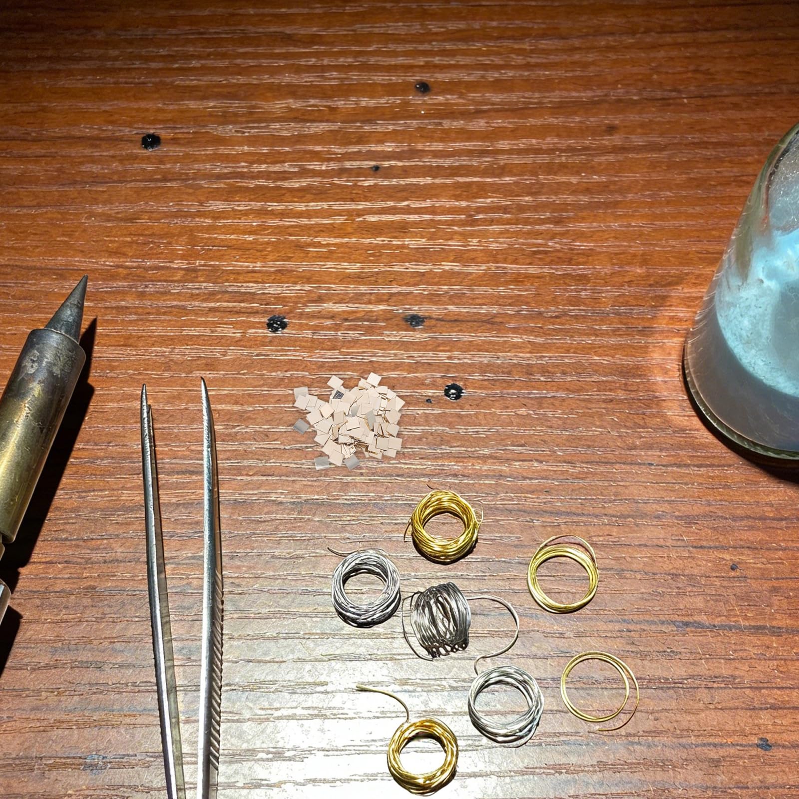 Chip di Saldatura Argento 100 Pezzi per Saldatura Facile di Gioielli Strumenti per Lavorazione Oro e Riparazioni