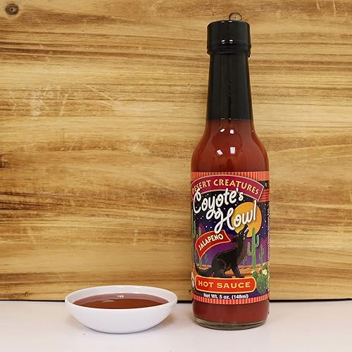 Miniatura 4 de Salsa picante de criaturas del desierto - Aullido de coyote con jalapeño