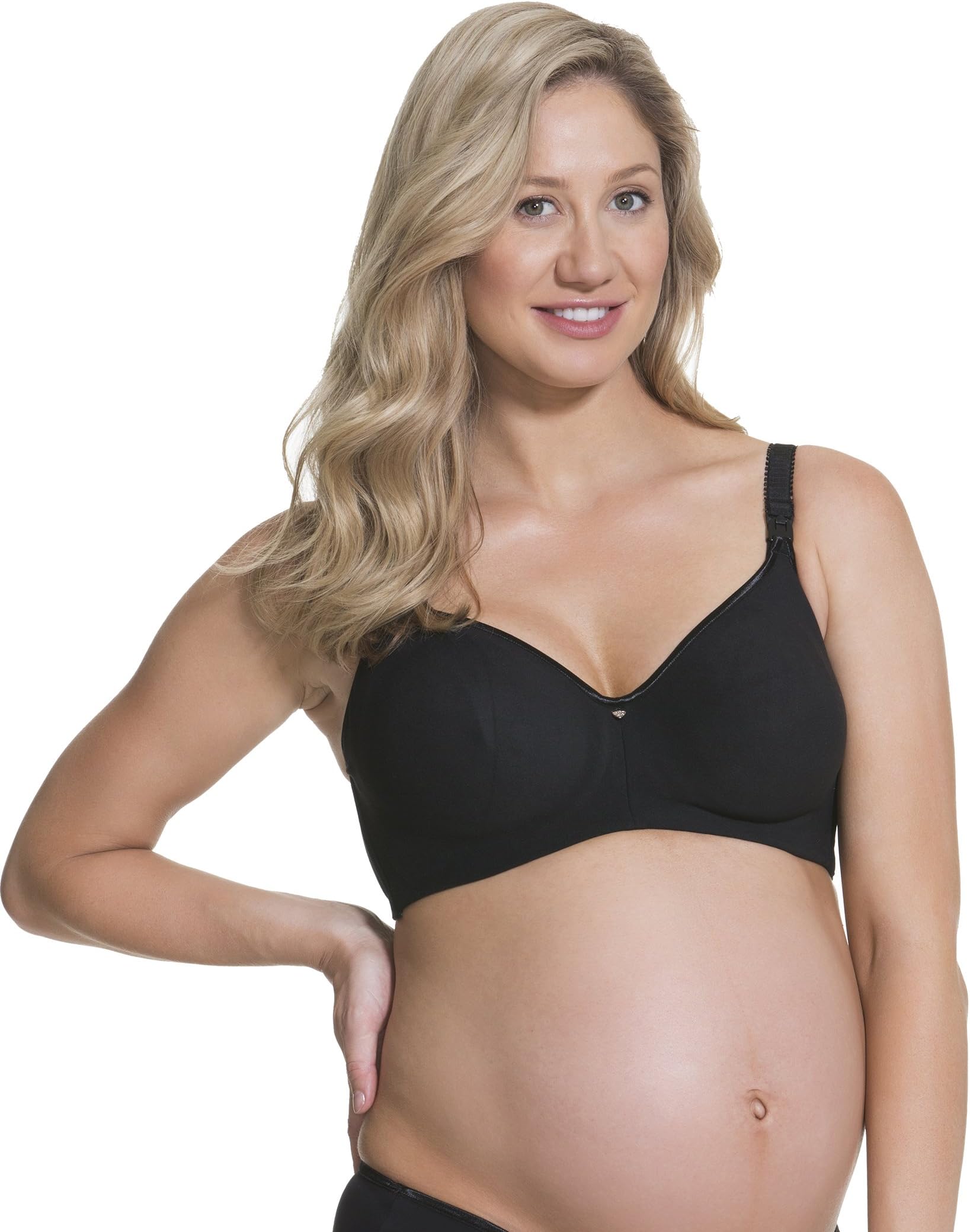 Cake Maternity Croissant Soft Wire Nursing Bra for Breastfeeding, Full Cup Flexi Wire Supportive Maternity Bra