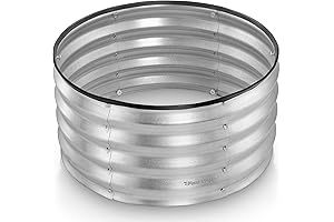 2X2 Silver Galvanized Raised Garden Bed