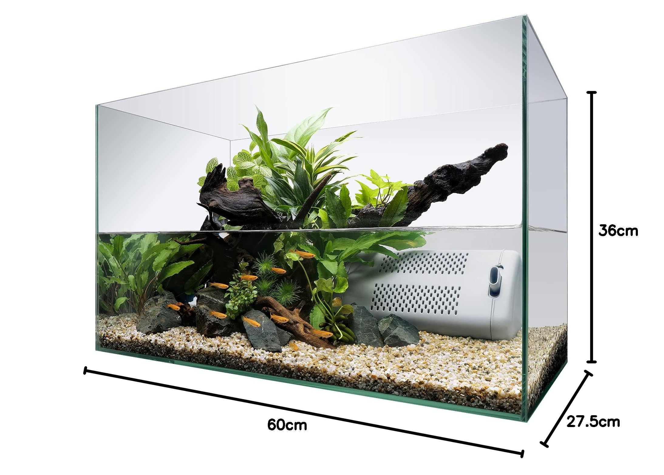 No.33 テラリウム水槽 Amazon | テトラ (Tetra) ガラス テトラ サイレントフレックスセット