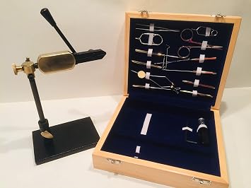 FLYCAST - Fly Tying Vice Rotary SET of tools