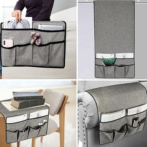 Miniatura 9 de Soporte remoto de alta calidad para organizador de almacenamiento de sofá, organizador antideslizante para reposabrazos, soportes para reposabrazos