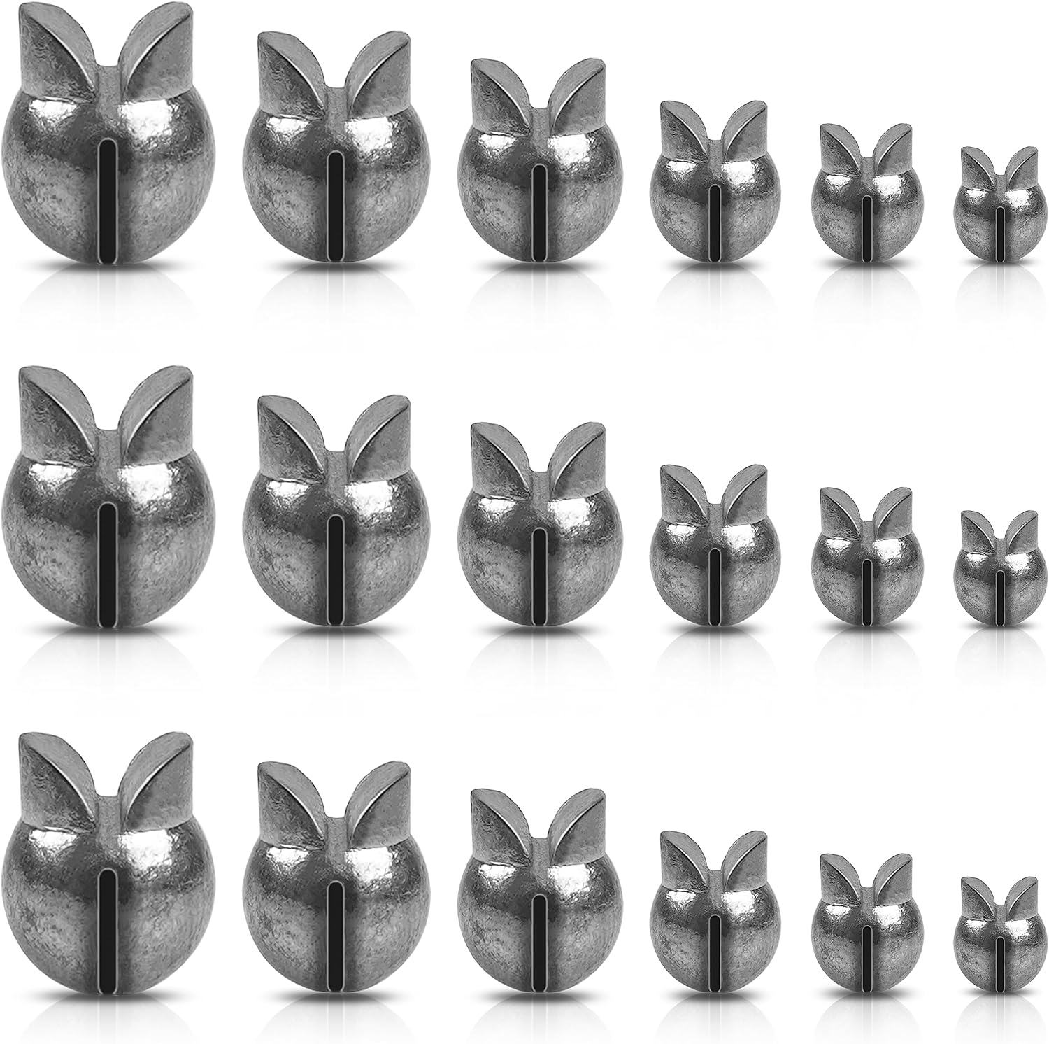 Split Shot Fishing Weights Sinkers,100pcs Removable Round Split Shot