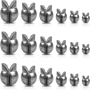 Fresh Fish 230-Piece Split Shot Fishing Weights Kit Sizes