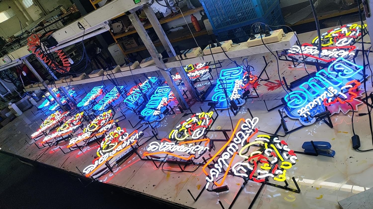 Neon Signs Bar Beer Pabsts Blue Ribbon Sign Glass Neon Signs for Office Hotel Wedding Birthday Party Man Cave Neon Light Art Wall Lights 24 X 20 Inches - Image 5