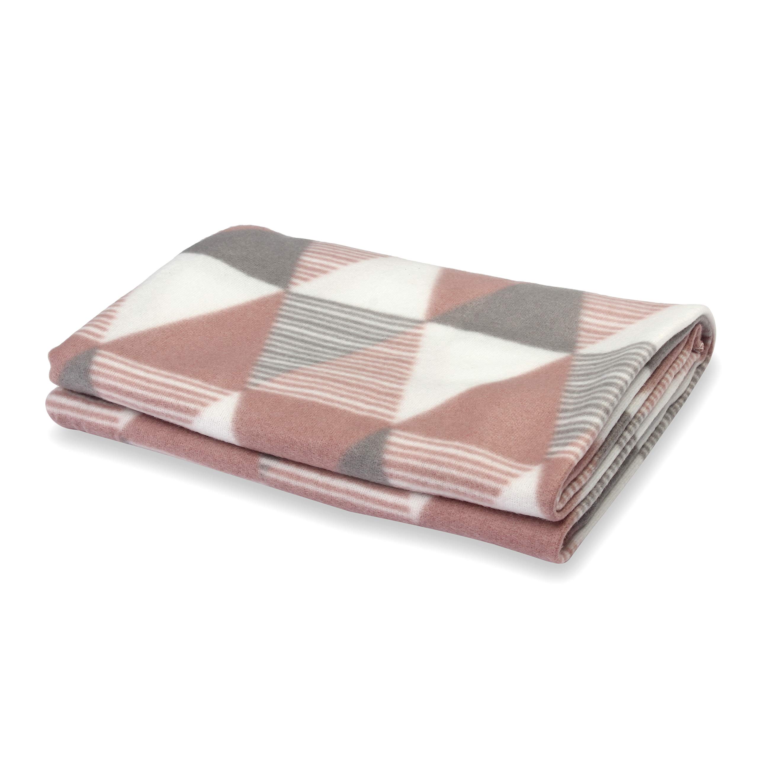 Butterthief Cartoon Print Mink Baby Blanket Double Layer Soft Kids Blanket All Seasons Cozy Warm Blankets for 0-5 Years Reversible (100x125 cm)