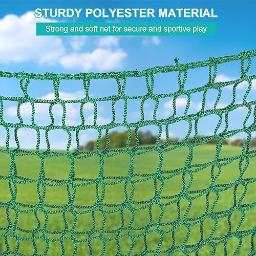 Miniatura 4 de Fepinc Red de carga de escalada con ganchos y bolsa, 9.9 pies x 14.7 pies, red de doble capa para patio de recreo, red de escalada resistente,