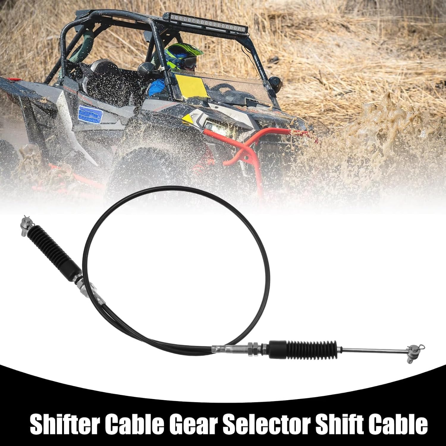 Gearshift Cable Compatible With Polaris For RZR XP 1000 2014-2021 1Pcs UTV Gear Transmission Gearbox Shift Shifter Selector Control Lever Cable
