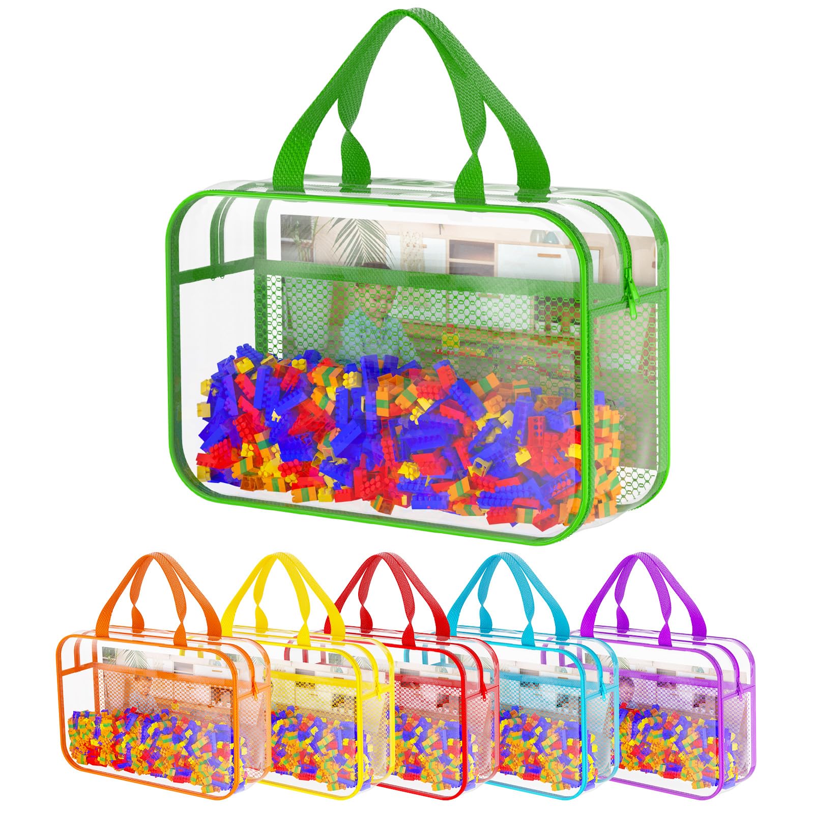 Sac de rangement jouets PVC étanche pour simplifier le tri