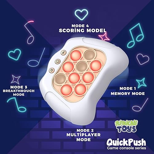 Miniatura 2 de Fast Push Game - Pop Game It, Joy & Fun for Kids Ages 6-12 Sensory Toys for Kids 5-7  4 Modes Games, Kids Games, Fidget Toys for Kids 8-12, Handheld