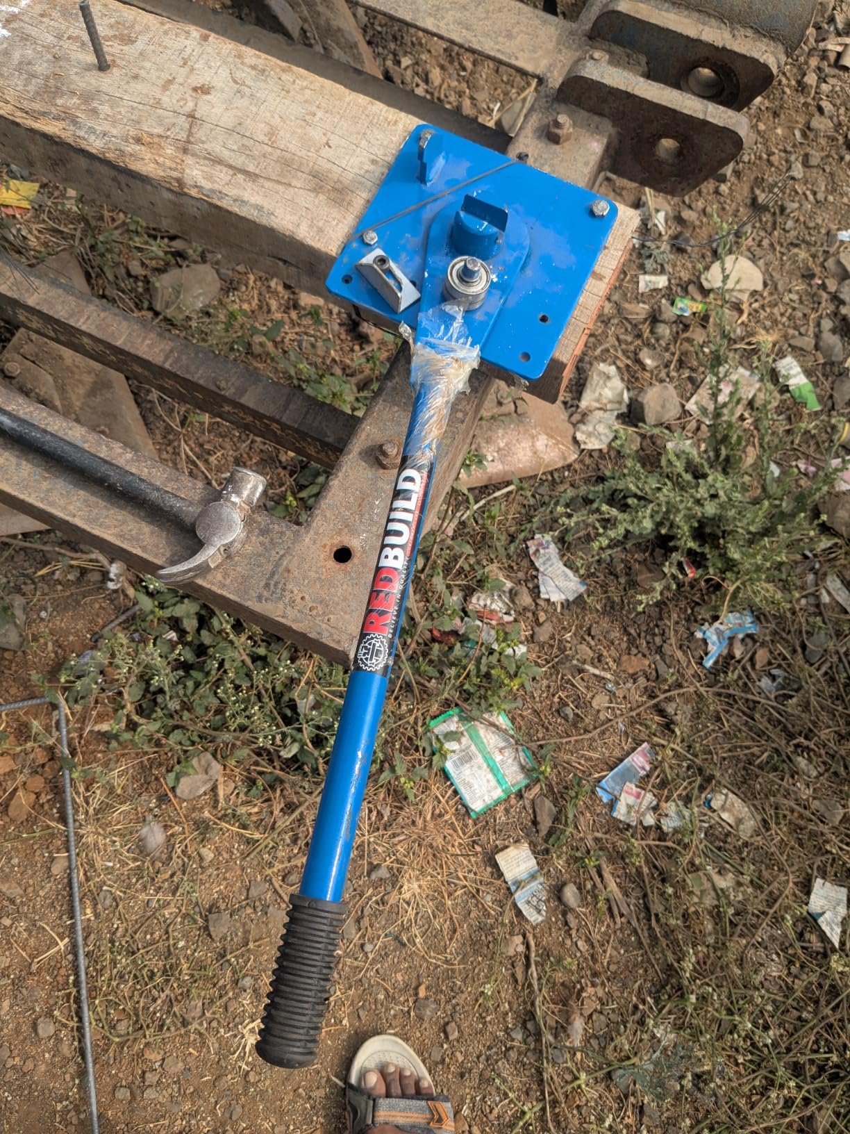 REDBUILD™ Heavy Duty Manual Bar Bending Machine | TMT Rebar Tool ...