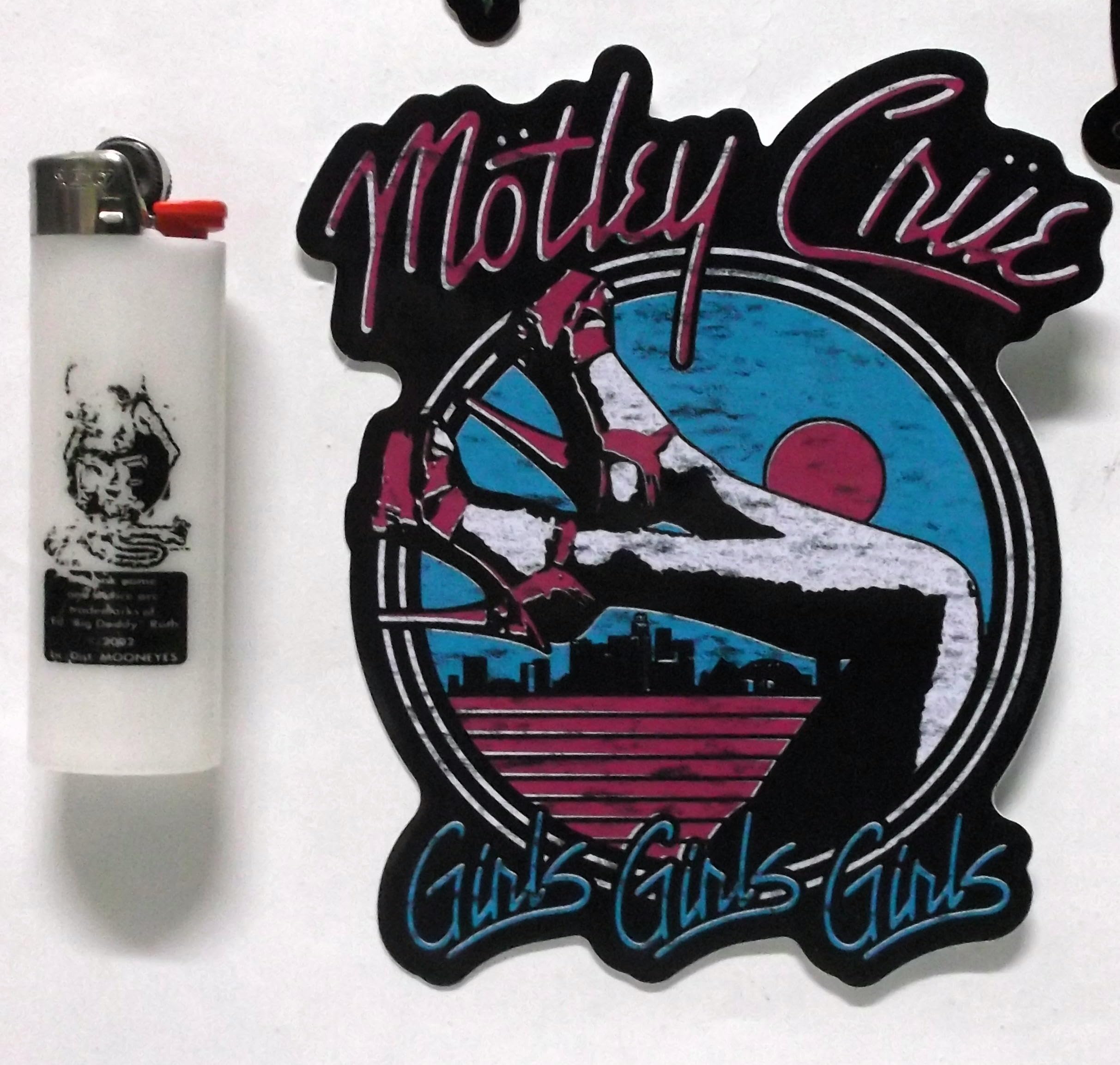 Amazon.co.jp: モトリー クルー ステッカー 4pcs MOTLEY CRUE