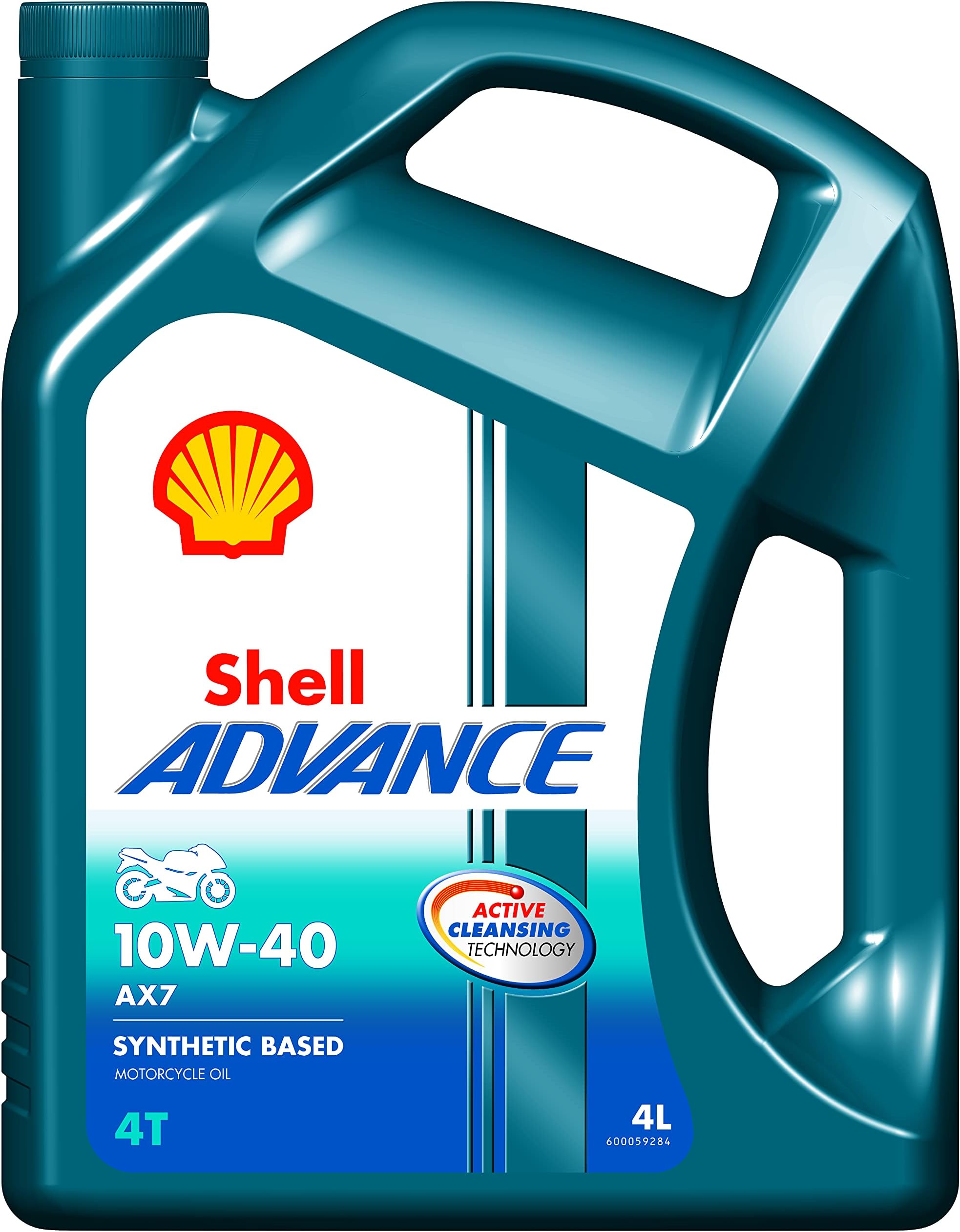 Shell Advance 4T AX7 10W-40, 4 Litre
