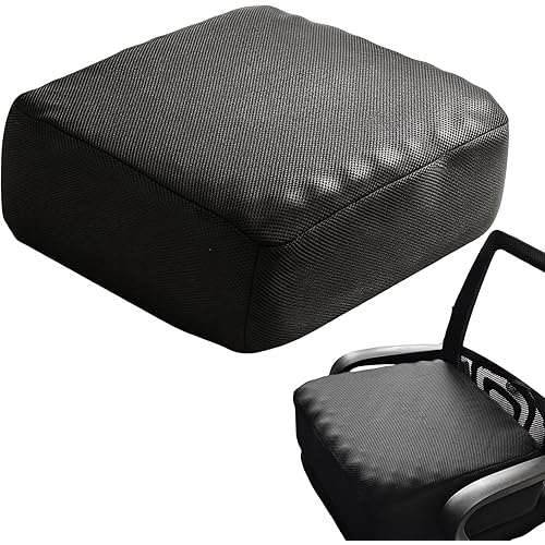 5.9" Extra Thick Chair Cushions, Office Chair Booster Seat Cushion 17.7x15.7x5.9 Inch Foam Recliner Cushions with Zipper Removable Mesh Fabric Cover