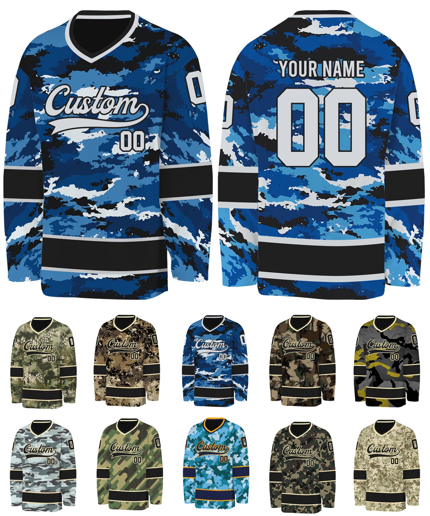 Custom Hockey Jersey Personalized Logo Name Number Hockey Shirts Retro Jerseys Gift for Beer League Team Men Women,S-3XL