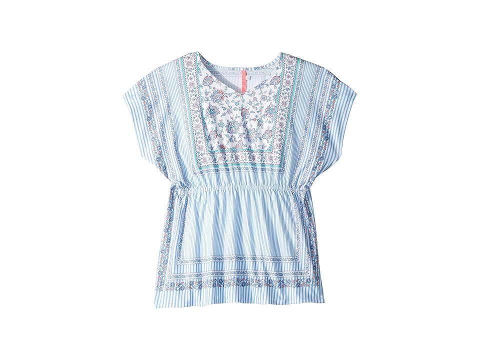 

Seafolly Kids Pop Palace Kaftan (Infant/Toddler/Little Kids) (White) Girl's Swimwear