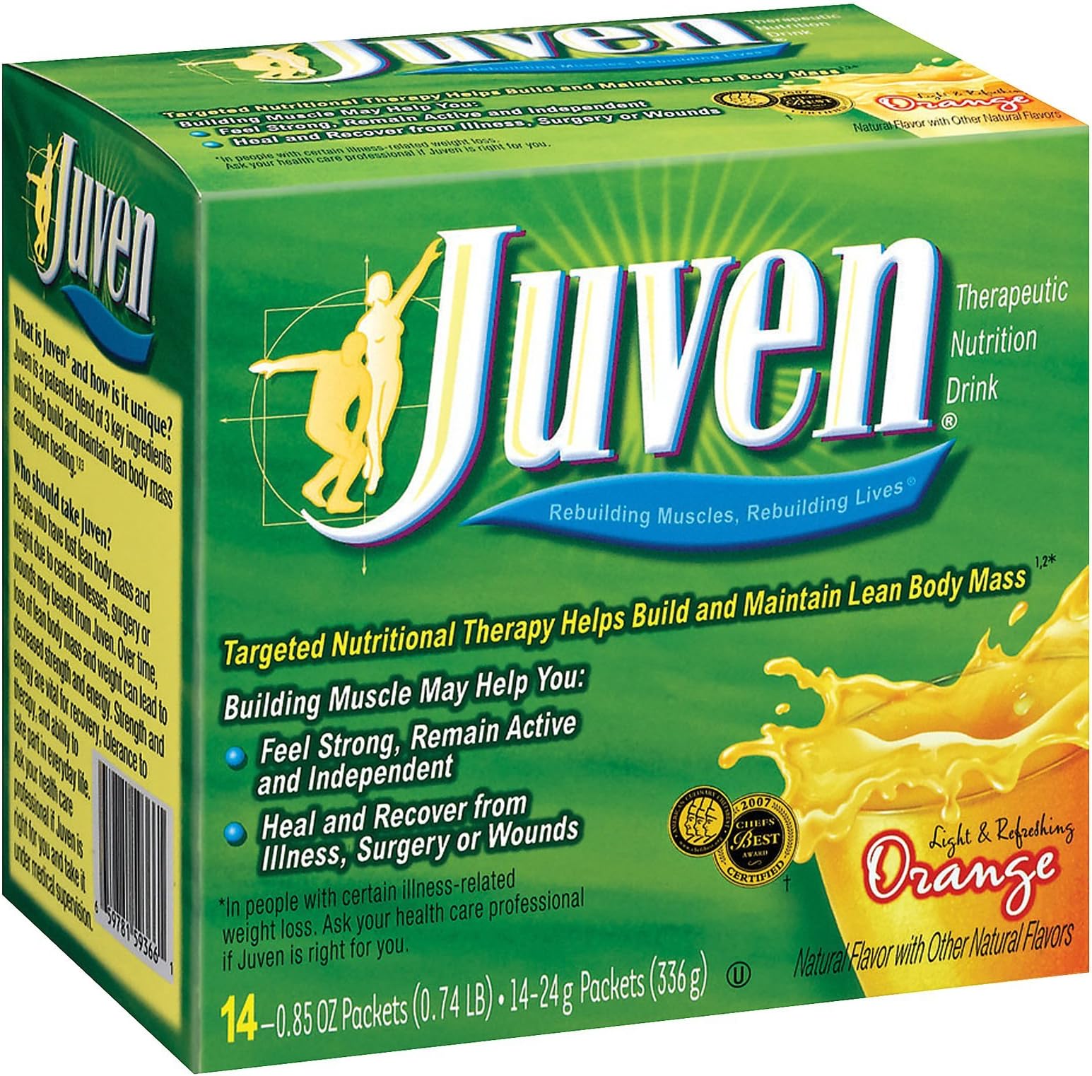Ross Nutrition Juven Orange, 30 each by Juven (2 Pack)