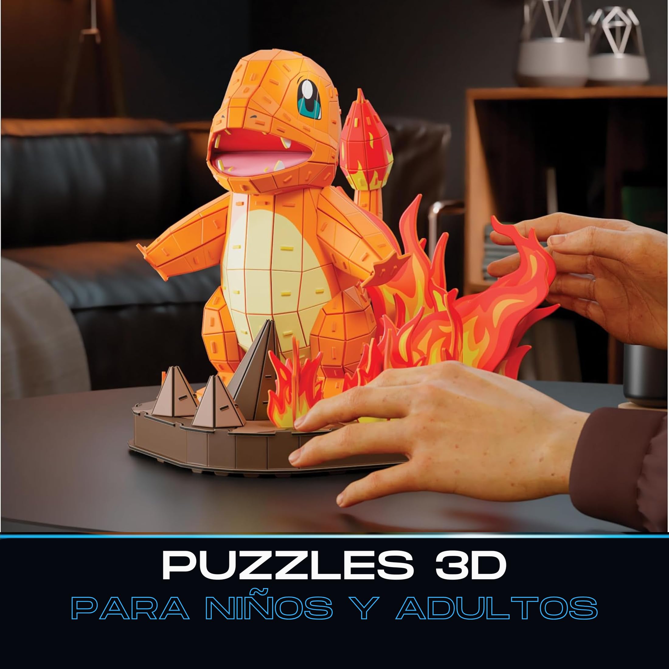 PUZZ4D - Puzzle 3D Pickachu y Charmander Pack de 2 | Puzzles 3D Pokemon