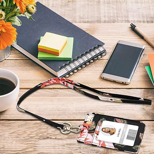 Miniatura 6 de Soporte para tarjetas de identificación con cordón, soporte vertical para tarjetas de identificación de flores con 1 ventana de identificación