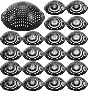 Pots Plants 50pcs Flower Pot Hole Mesh Pad Bonsai Pot Bottom Grid Mat Mesh Plant Drainage Screens Gasket Round Drainage Mesh Hole Screens Keep Soil from Flowing Succulents Plants