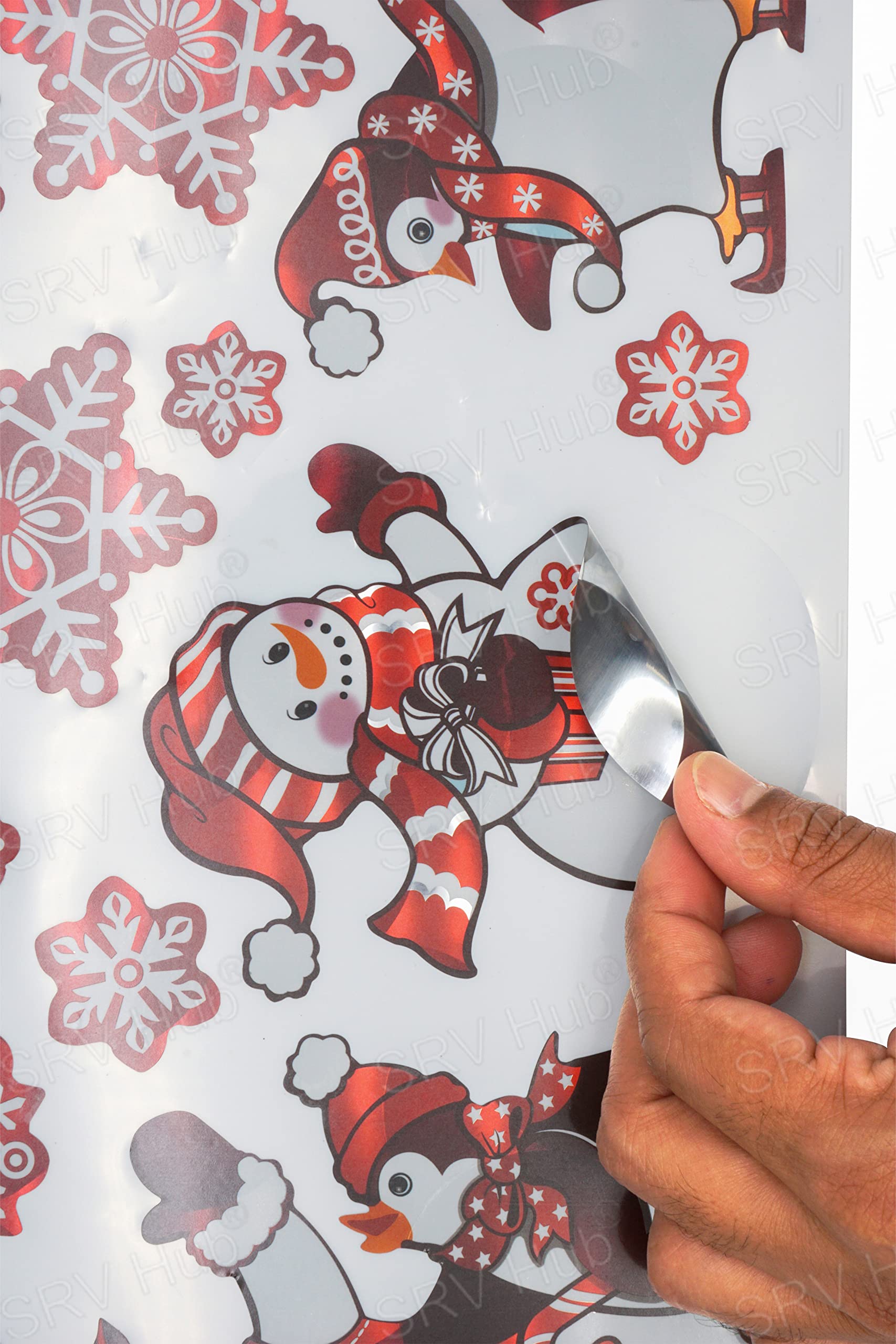 Suéter De Vacacion Rojo Con Renos Y Copos De Nieve PNG ,dibujos Suéter, Vacacion Rojas