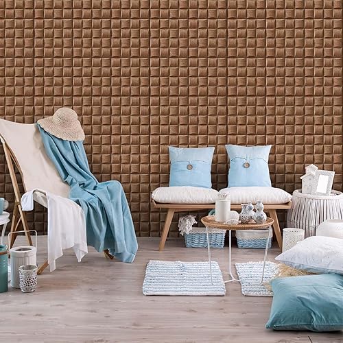 Miniatura 3 de Paneles de pared 3D de ladrillo de espuma, papel tapiz de espuma XPE impermeable, autoadhesivo, paneles acústicos para decoración de pared interior,