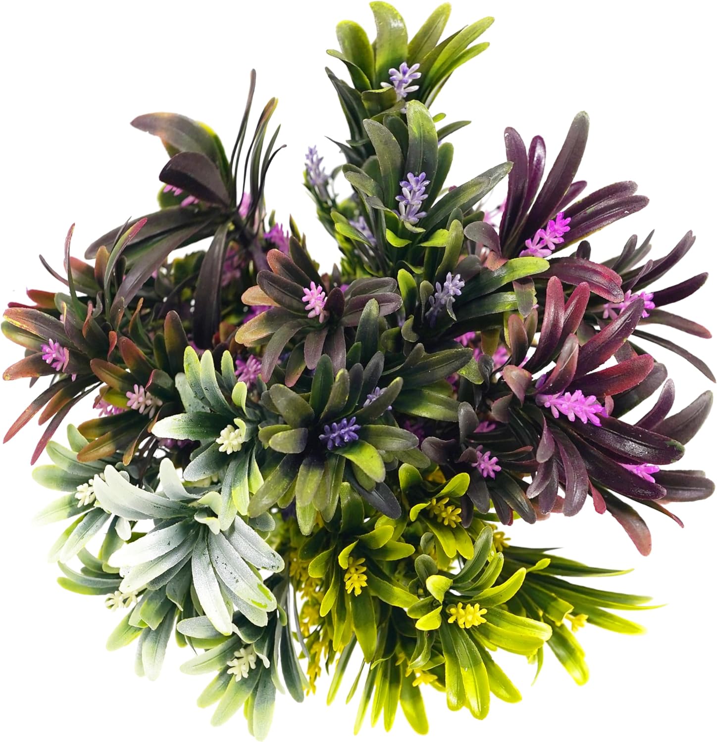 5 Branches Assorted Colors Rosemary Decorative Artificial Plant 34cm Tall