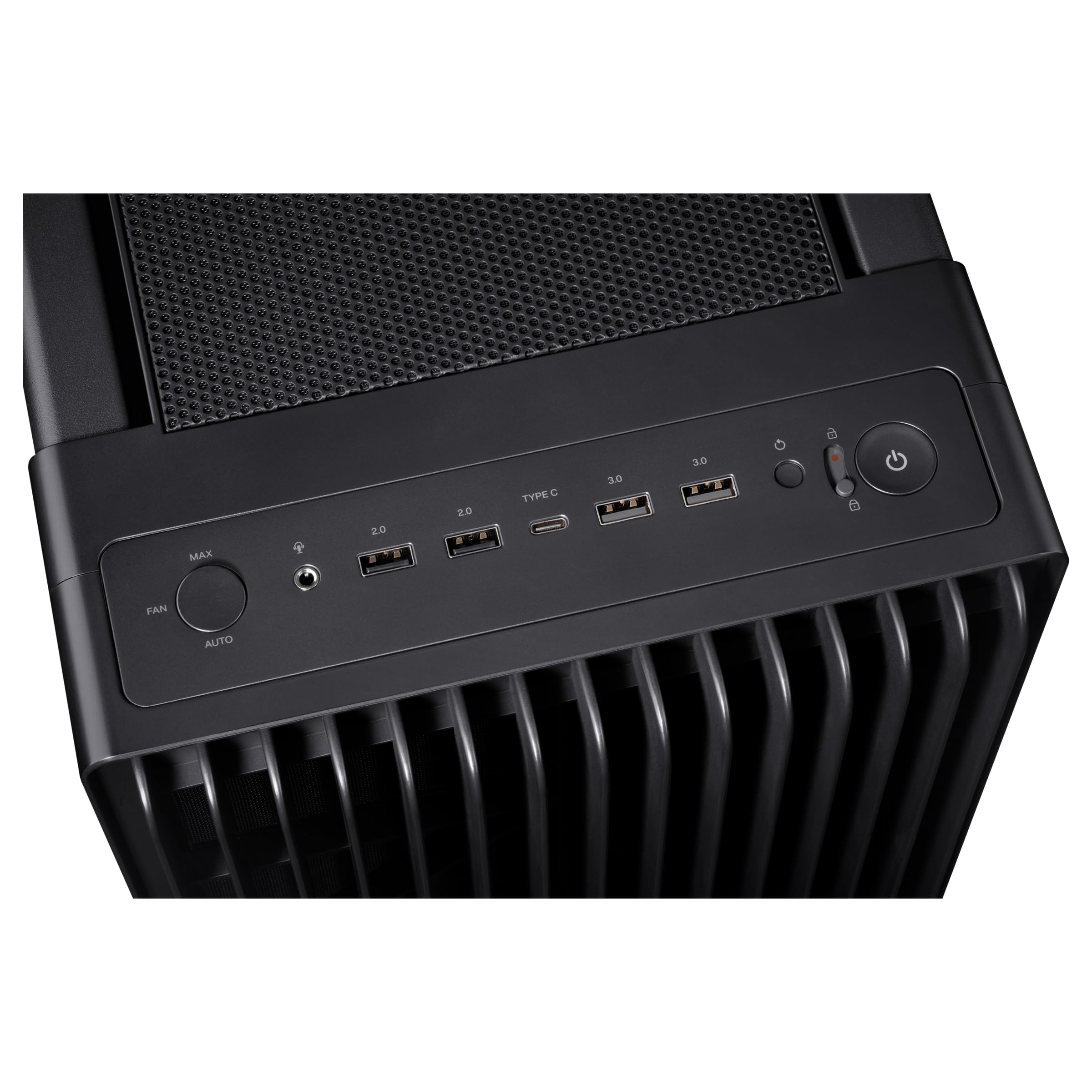 ASUS PROART PA602 TG PWM BLACK Case Gaming E-ATX, obudowa ze szkła hartowanego, uchwyt do radiatora 420 mm, wentylatory 140 mm i 200 mm, czujnik pyłu na podczerwień, boczny wylot powietrza, czarny
