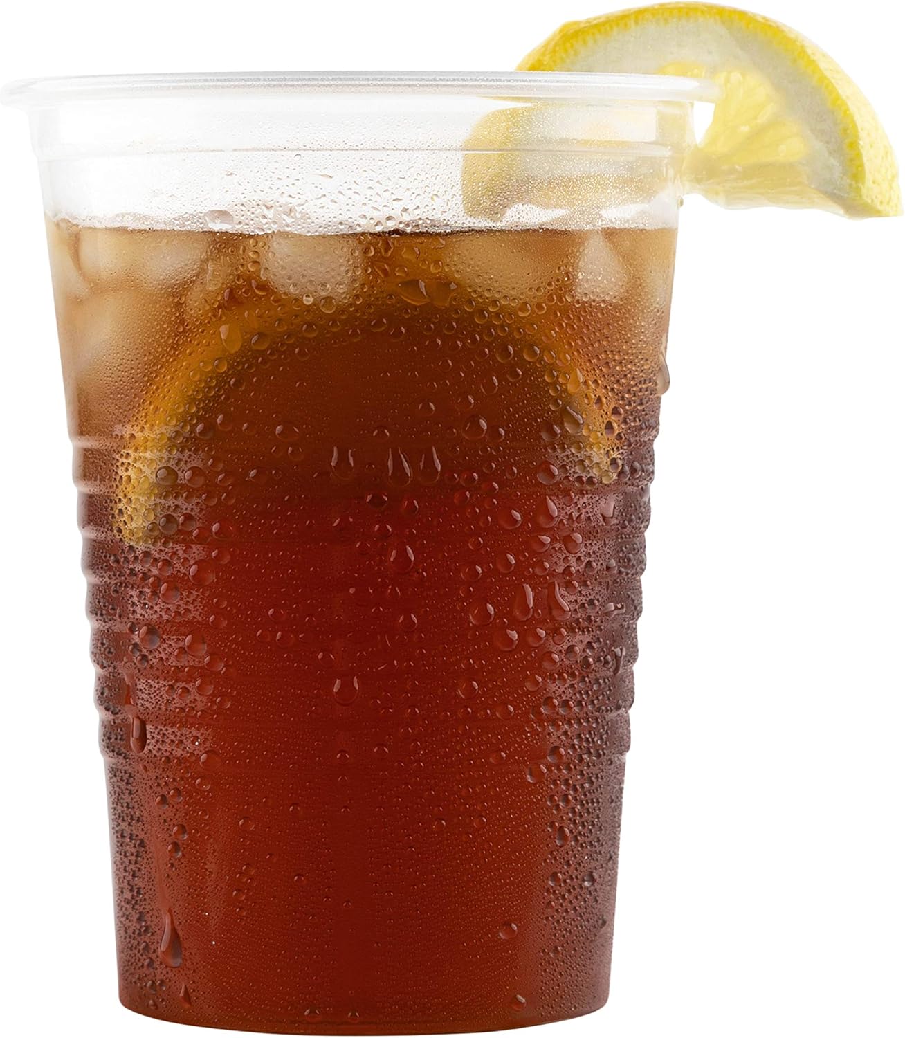 PLASTICPRO Plastic Disposable Drinkng Cps Durable Clear reusable (300, 16 Ounce)