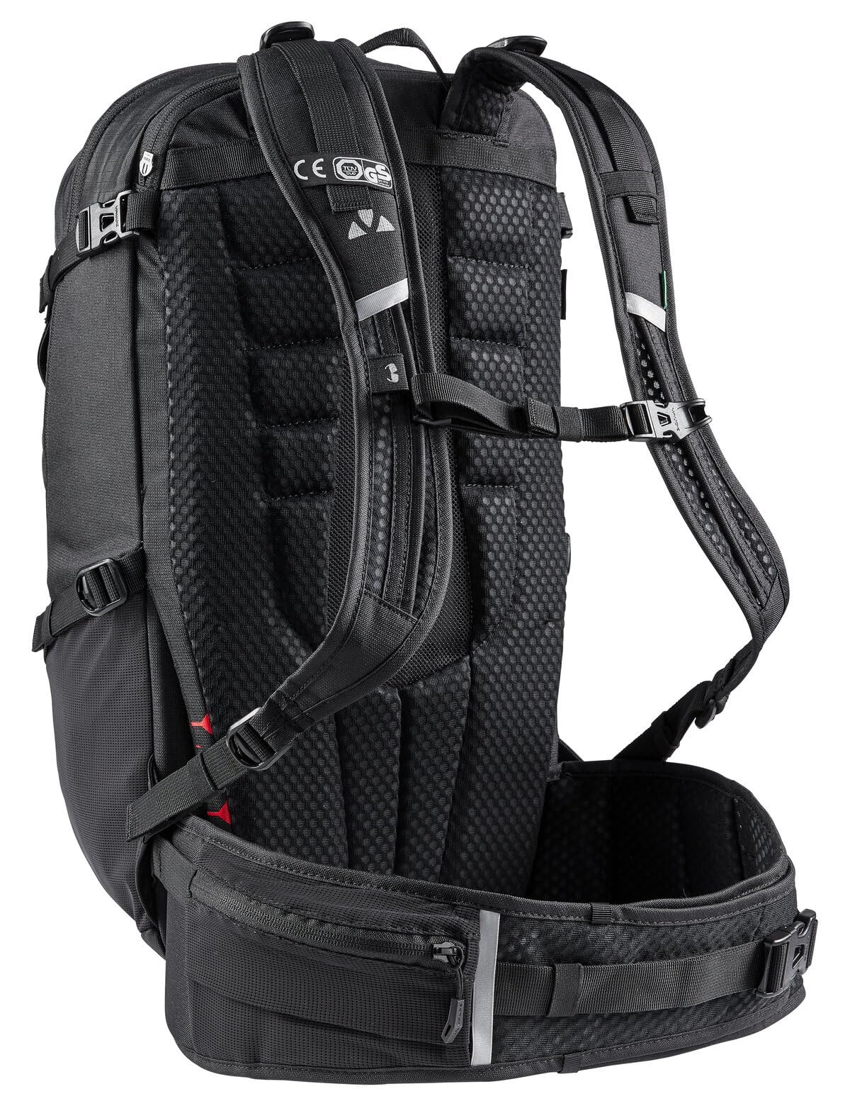 VAUDE 14525 Unisex - Adulto Zaini 15-19L, Black, 22 Litri