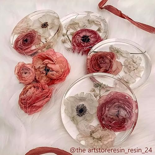 Miniatura 4 de 3 moldes de silicona de círculo profundo para resina, moldes de resina grandes brillantes redondos profundos, 8 x 2 pulgadas de alto. 6 x 2 pulgadas