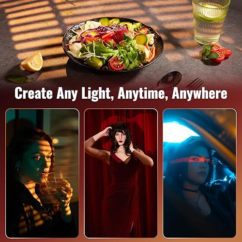 Miniatura 9 de ZHIYUN MOLUS X100 RGB PRO 100W Luz de video oficial con mini proyector cónico óptico Snoot kit de fotografía estudio de iluminación de video