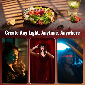 ZHIYUN Mini Spotlight (ZY Mount) Conical Optical Snoot kit Photography Studio Video Lighting Projector Accessory with 10 Gobos Free Cutting Shapes Suitable for X100 X60 Series CX100 G60 CX50 370g
