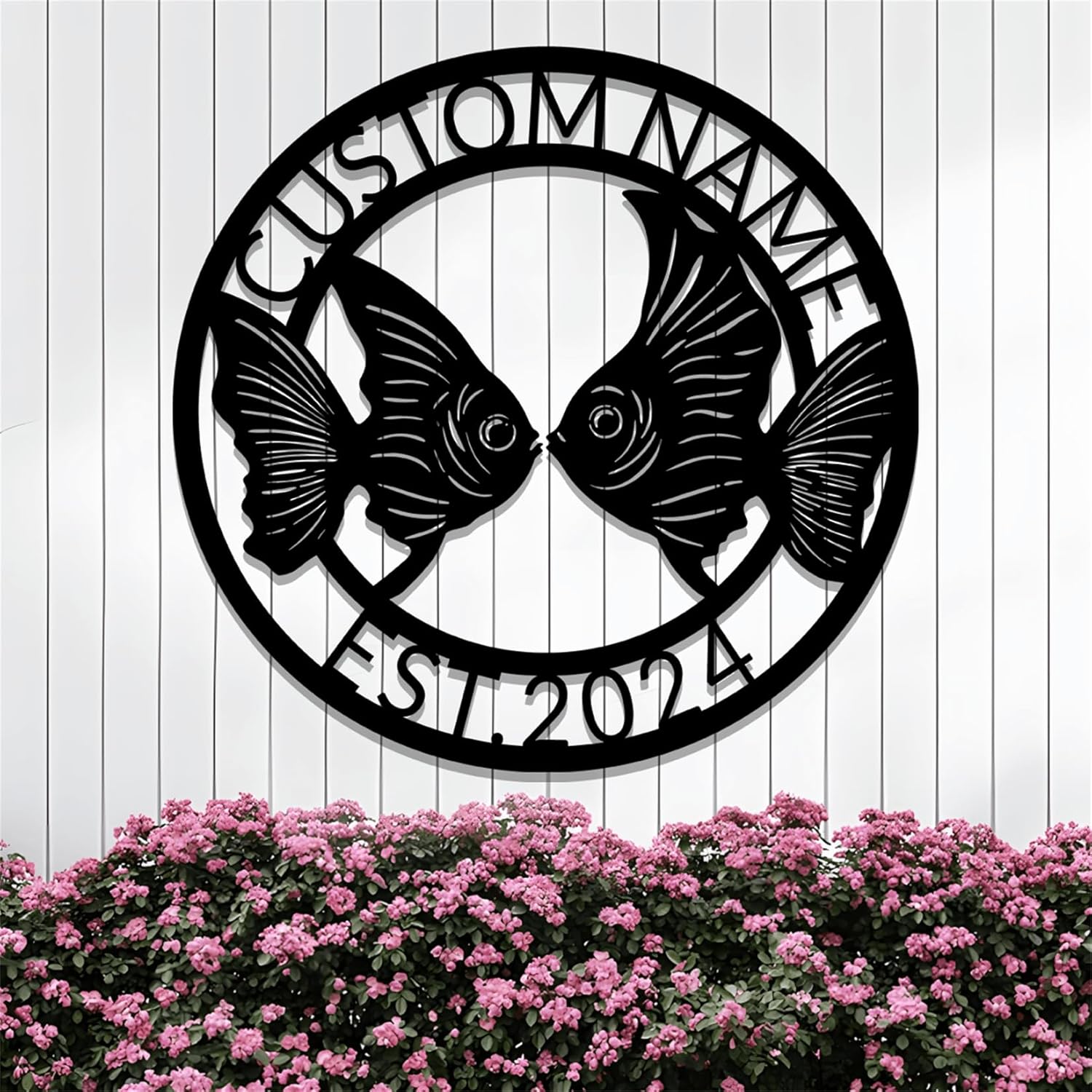 Custom Couple Termite Signs Outdoor Metal,Personalized Couples Name Sign,House Numbers,Home Decor,Above Bed Wall Decor For Bedroom,House Warming Gifts New Home,Metal Wall Art