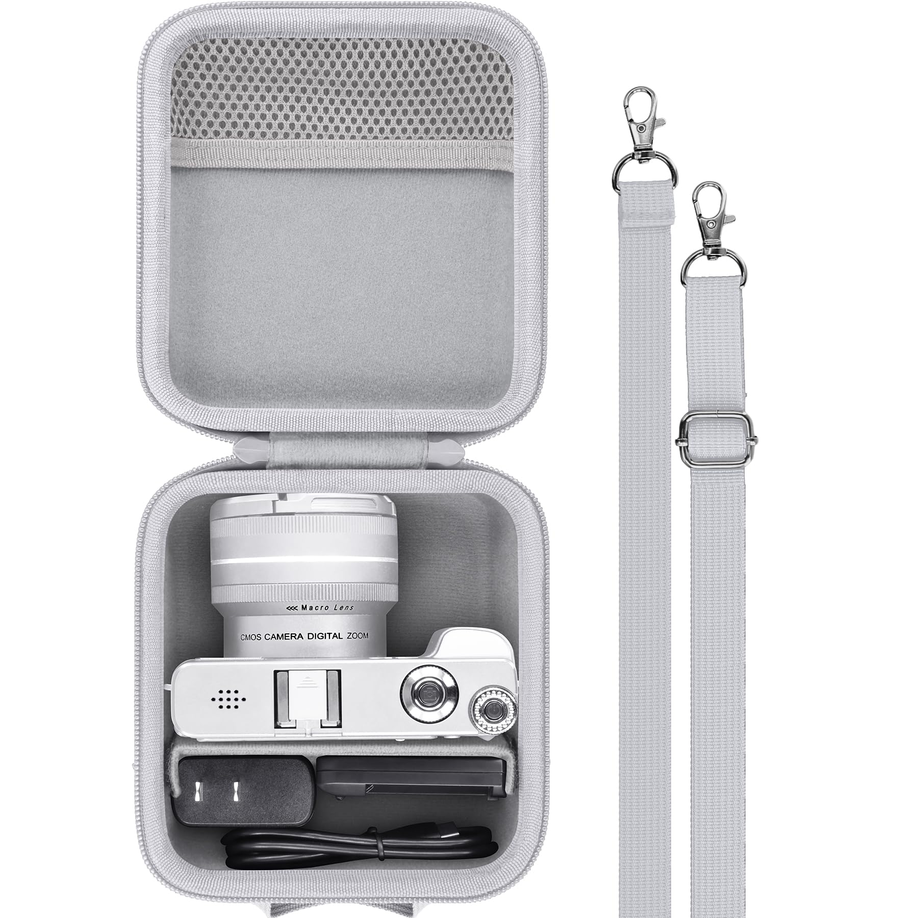 Baval Camera Case Compatible with YIGLLO/Zostuic/Duluvulu/VJIANGER/Gavonde 4K Digital Camera for Photography Auto-Focus Vlogging Camera with 3inch 180