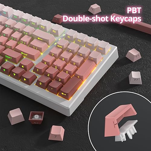 Miniatura 3 de Fogruaden PBT Blue Samurai Keycaps, juego de 170 teclas de doble disparo, perfil de cereza, teclas personalizadas para teclado mecánico Cherry