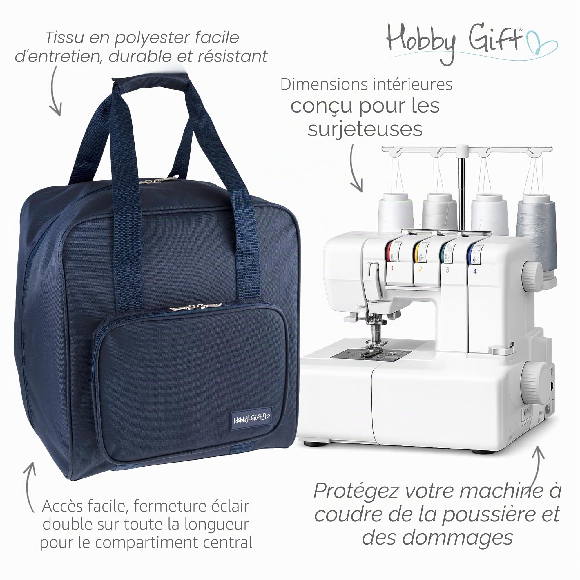 Sewing-Online Hobby Gift Sac pour Machine overlock