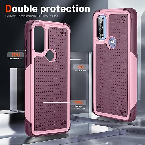 Miniatura 9 de for Moto G Play 2023Moto G Pure Case,Moto G Power 2022 Case with Screen Protector,Military Grade Drop Tested Heavy-Duty Tough Rugged Shockproof