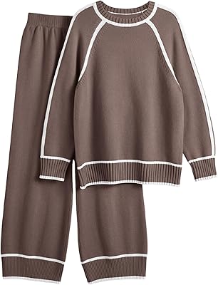 LILLUSORY 2 Piece Knit Lounge Set Womens Matching Sweater Sets