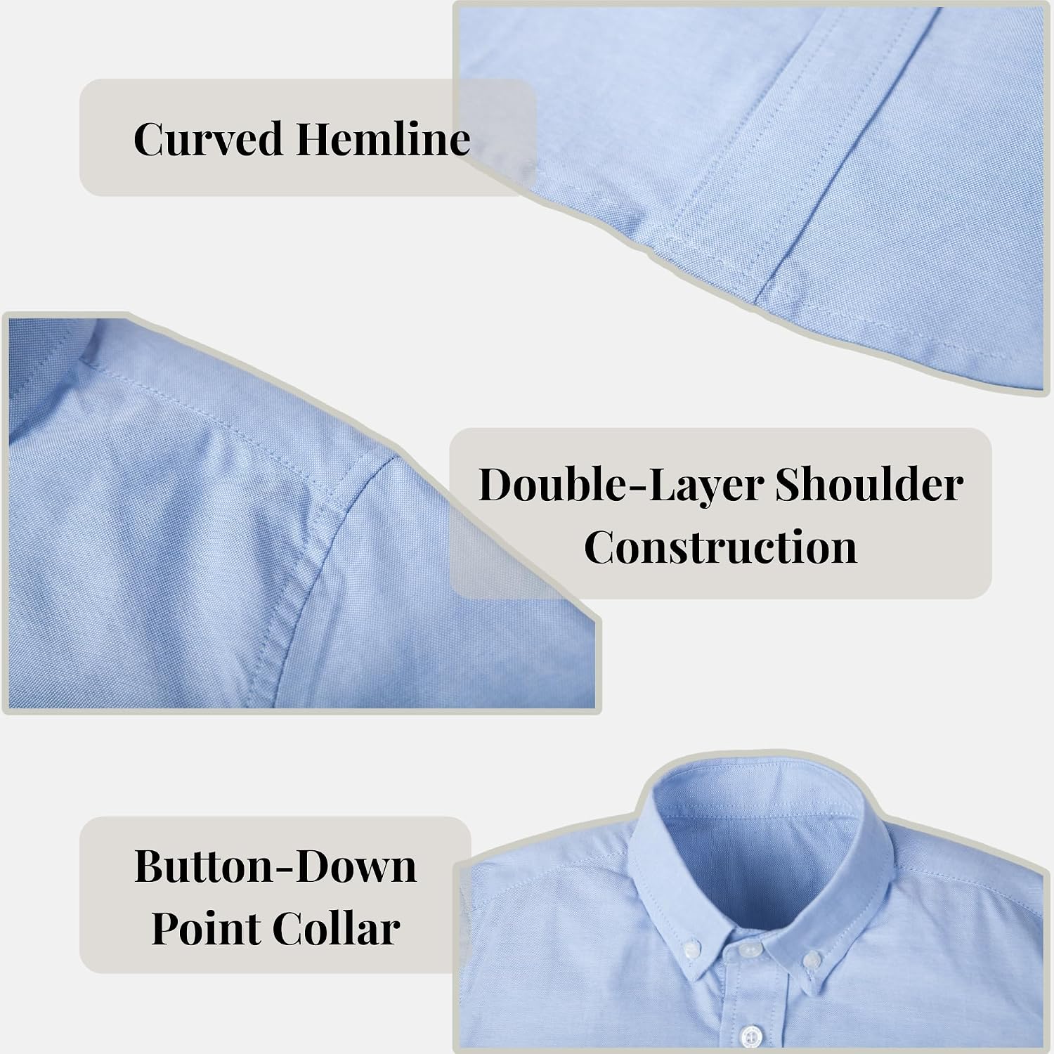eton kidd Boys 100% Cotton Oxford Long Sleeve Shirt Button-Down Collar