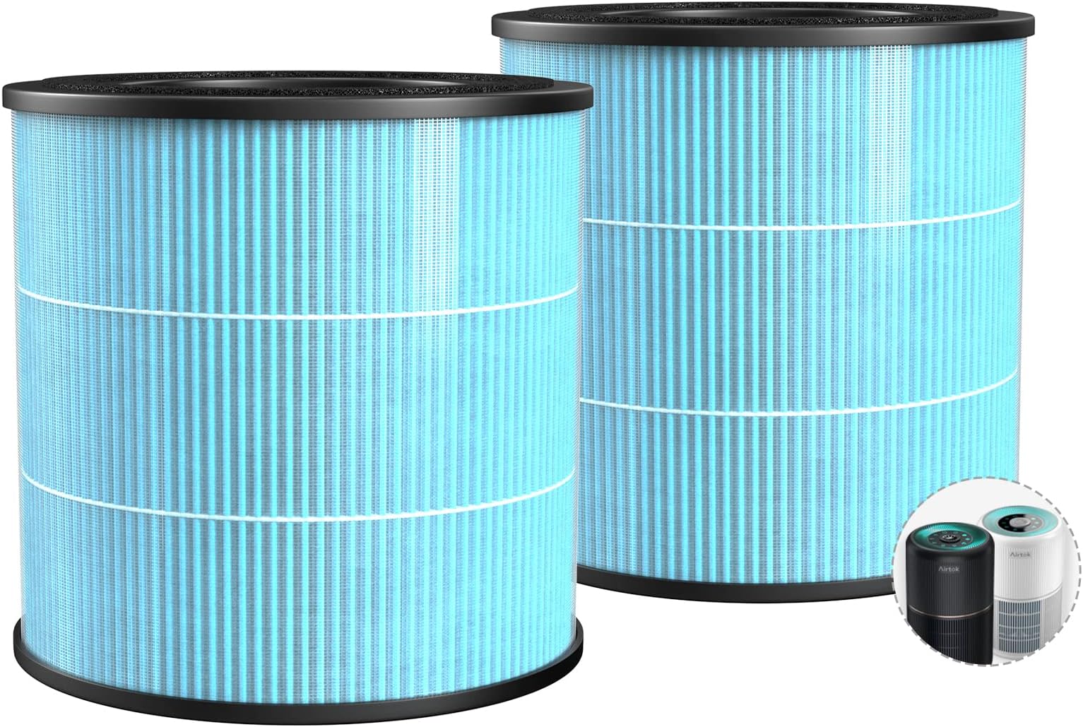 H13 HEPA Filter Replacement, High-Efficiency Activated Carbon, Suitable For The AP0601 Air Purifier, Removes Pollens, Dust, Pet Dander & Other Allergens