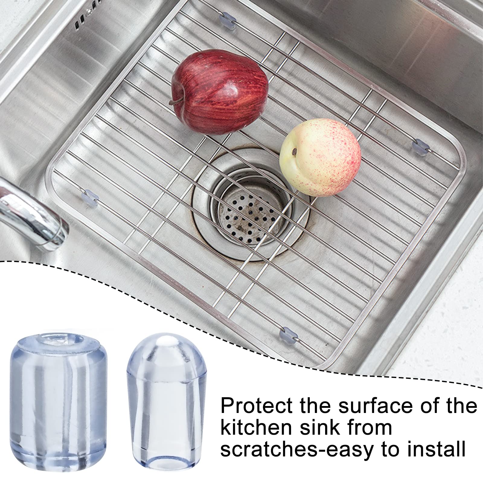 Rubber Feet For Sink Grid 60 Pcs Rubber Bumpers For Sink