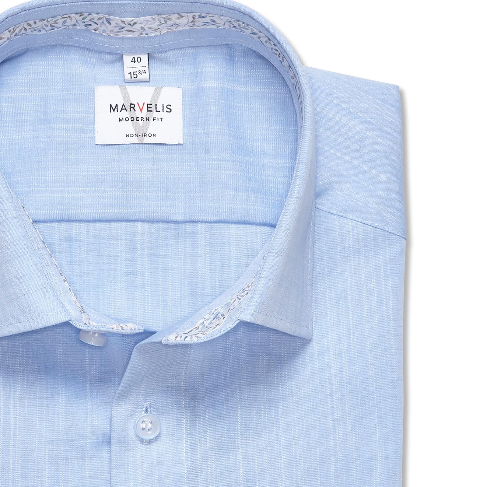 Marvelis Herren Businesshemd Langarm 726614,Einfarbig,Modern Fit,New Kent