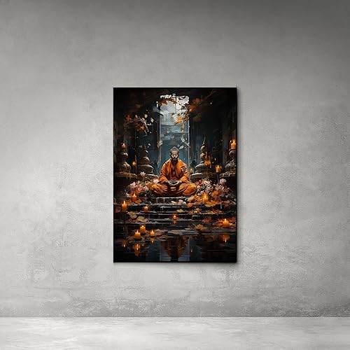 Miniatura 3 de Yoga Wall Decor, Yoga Wall Art, Buda Canvas Art, Buda Decor, Buda Canvas Print, Luxury Framed Wall Decor, Decor Canvas, Art Decor