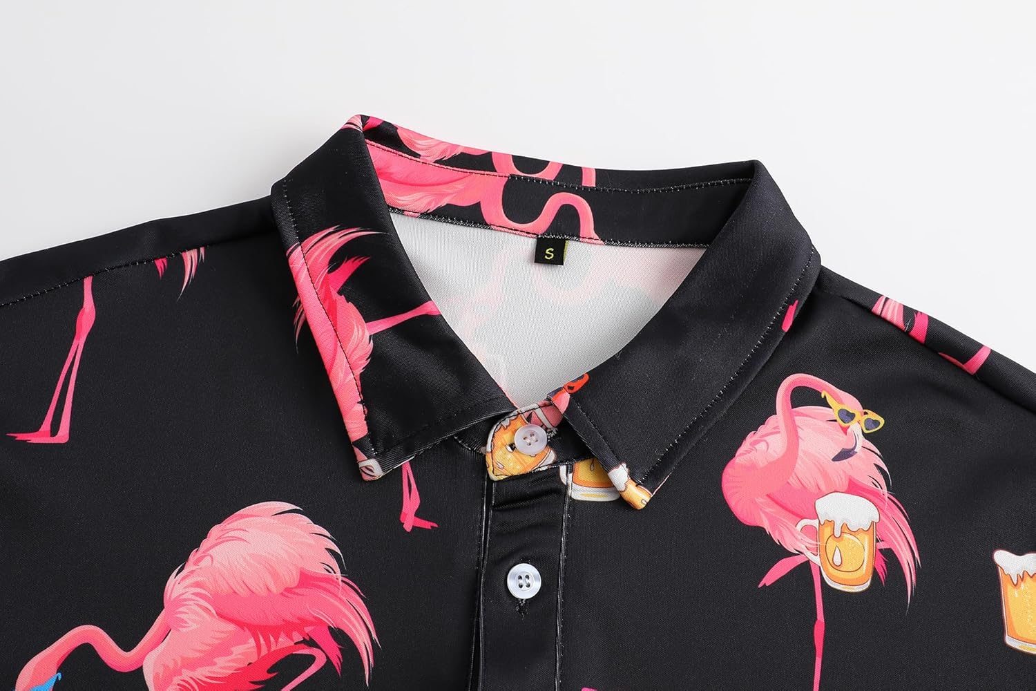 Mens Golf Polo Shirts Funny Golf Shirts for Men Short Sleeve Performance Moisture Wicking Dry Fit Polo Golf Shirts - Image 3